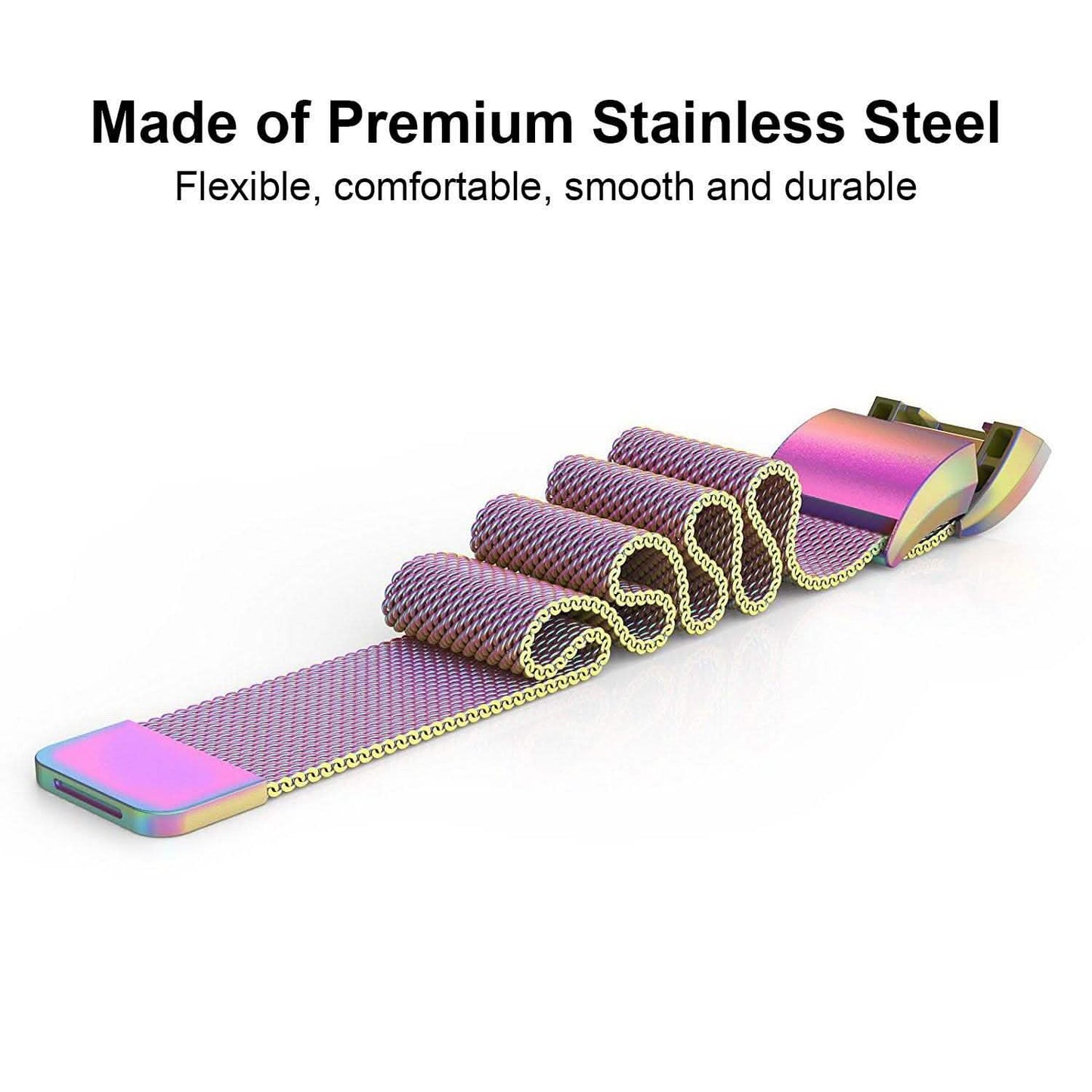 Stainless Steel Mesh Milanese Loop Band for Fitbit Charge 2 DailySale