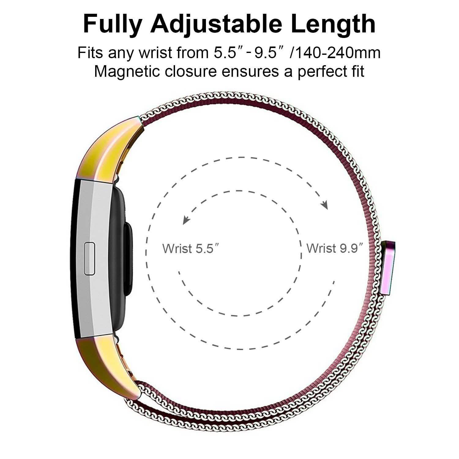 Stainless Steel Mesh Milanese Loop Band for Fitbit Charge 2 DailySale