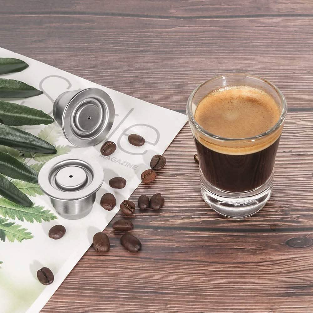 Stainless Steel Refillable Coffee Espresso Capsules DailySale