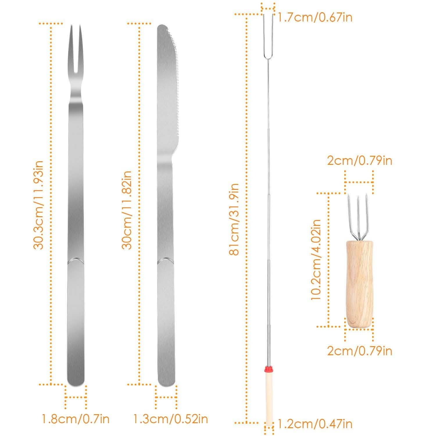 Stainless Steel Roasting Sticks DailySale