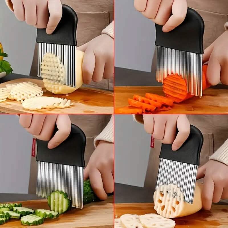 Stainless Steel Versatile Crinkle Cutter DailySale
