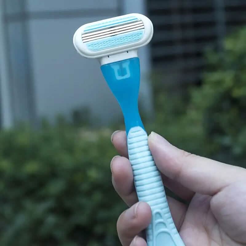 Stainless Steel Women's Hair Razor with 8 Replacement Blades DailySale
