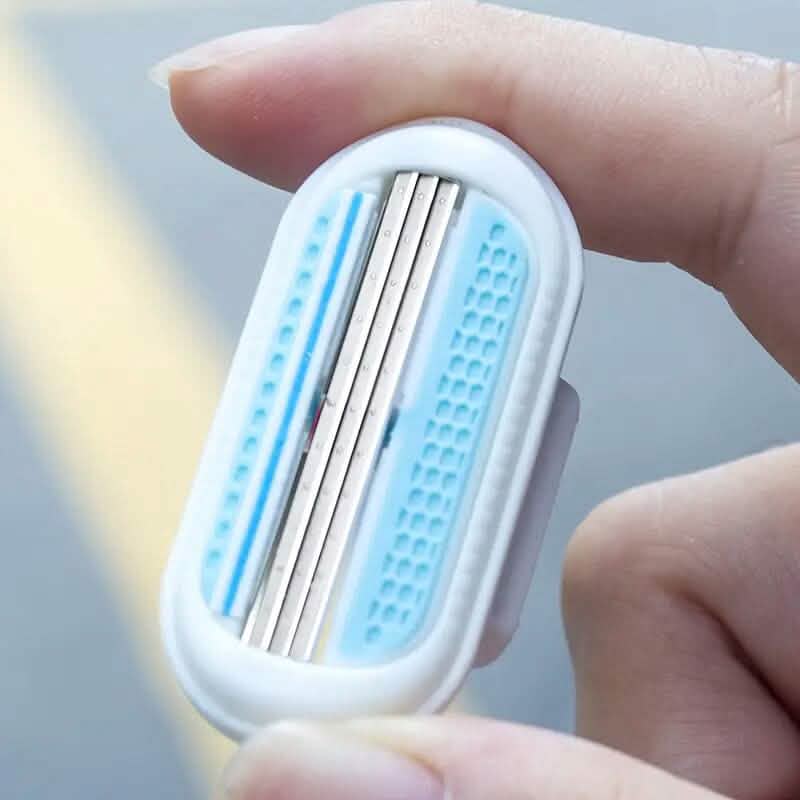 Stainless Steel Women's Hair Razor with 8 Replacement Blades DailySale