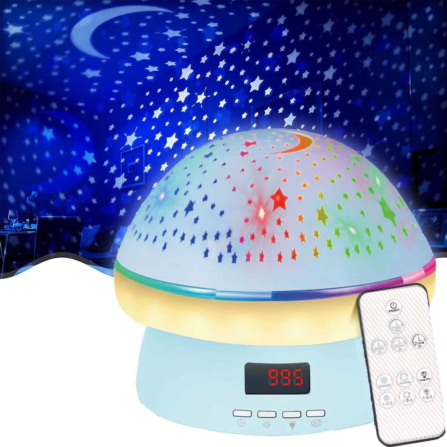 Star Projector Night Light for Kids DailySale