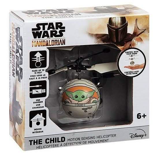 Star Wars The Mandalorian The Child In Pram Motion Sensing UFO Ball Helicopter DailySale