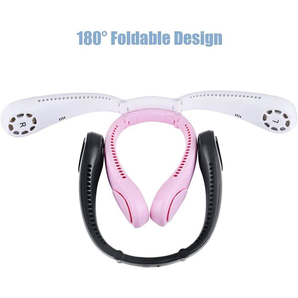 Staright Portable Hanging Neck Fan & Music Player Hands-Free Bladeless Fan DailySale