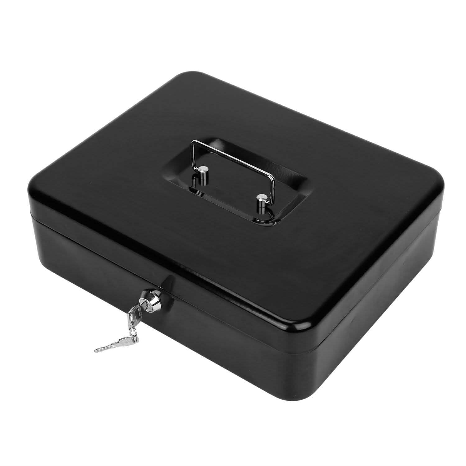 Steel Cash Box with Removable Tray DailySale