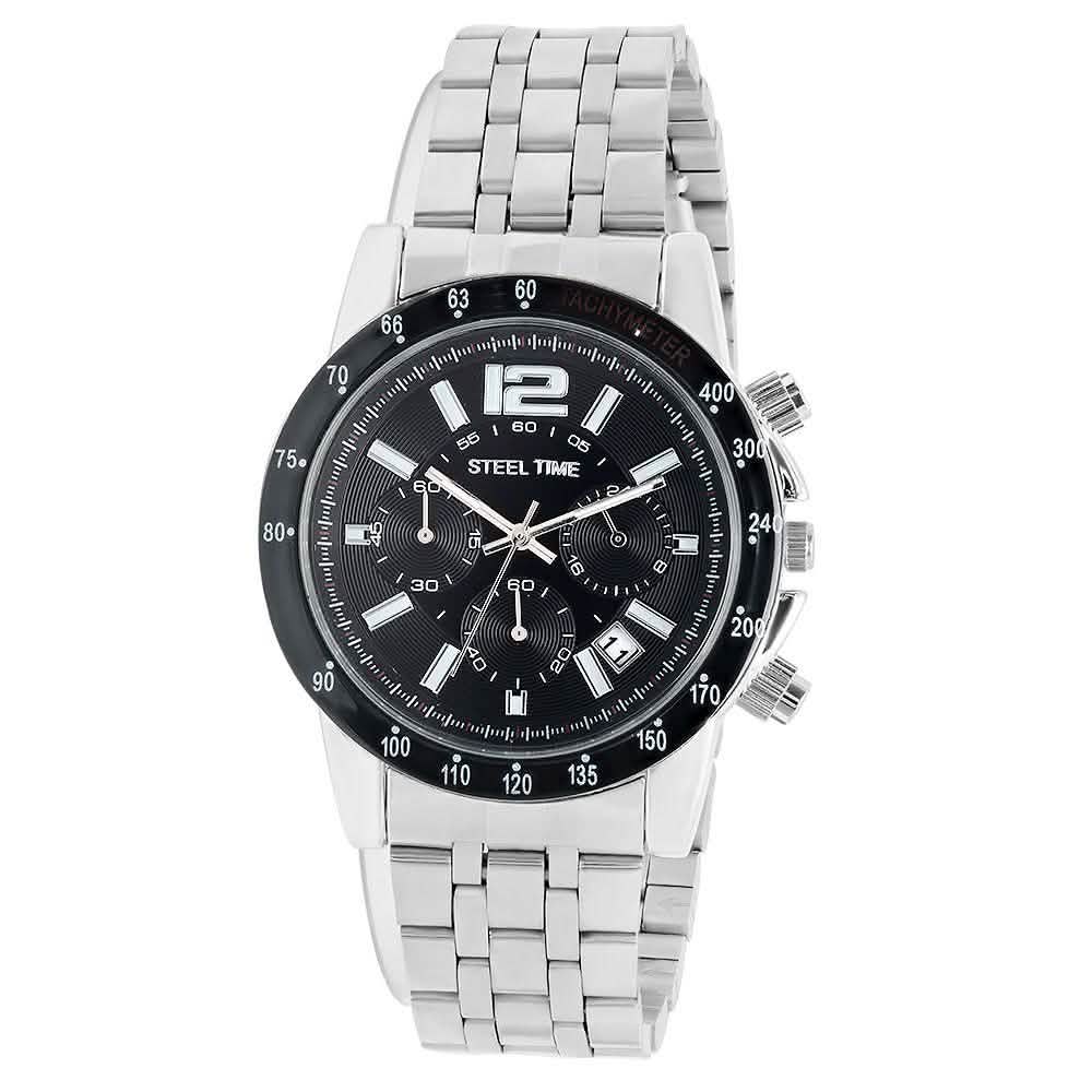 SteelTime Men's Stainless Steel Watches DailySale
