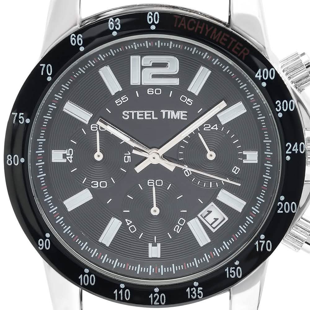 SteelTime Men's Stainless Steel Watches DailySale