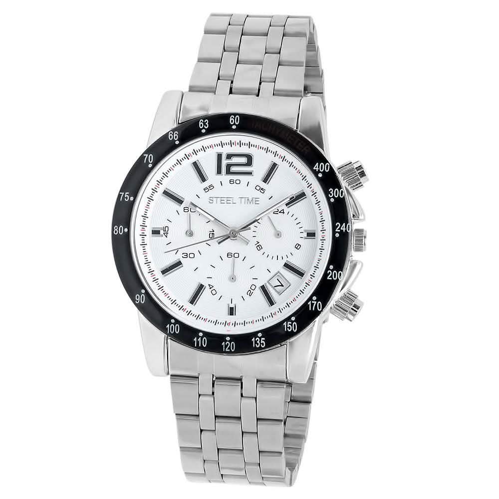 SteelTime Men's Stainless Steel Watches DailySale