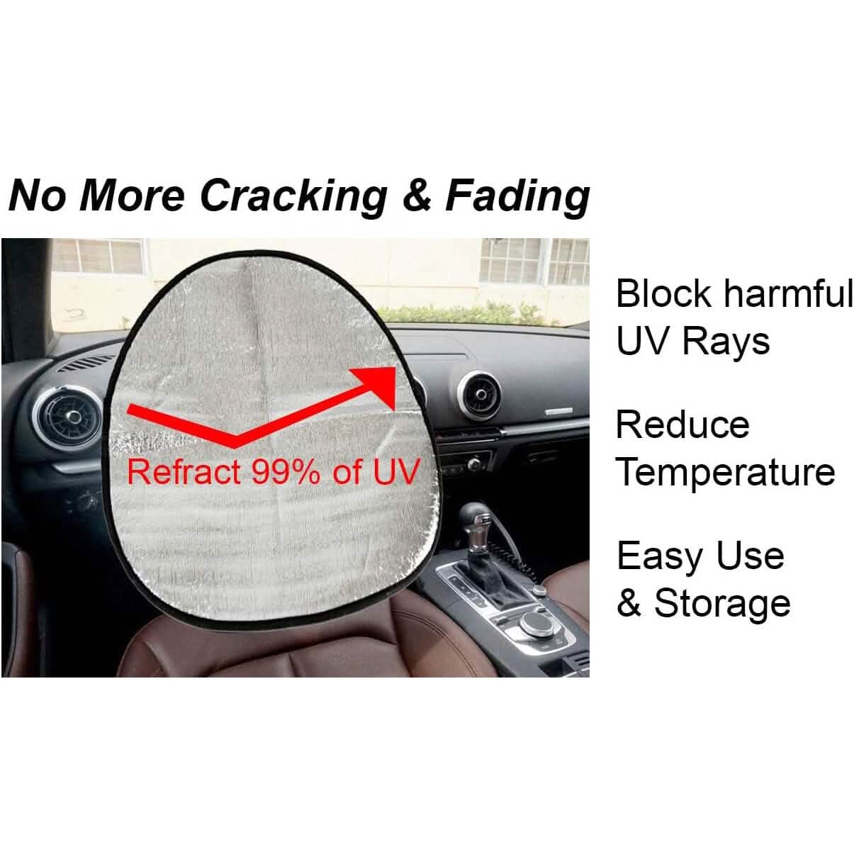 Steering Wheel Sun Protection Heat Reflective Cover Protector Cover DailySale