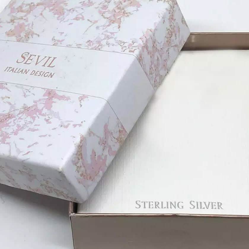 Sterling Silver Diamond Cut Hoop Earrings by Sevil 925 DailySale