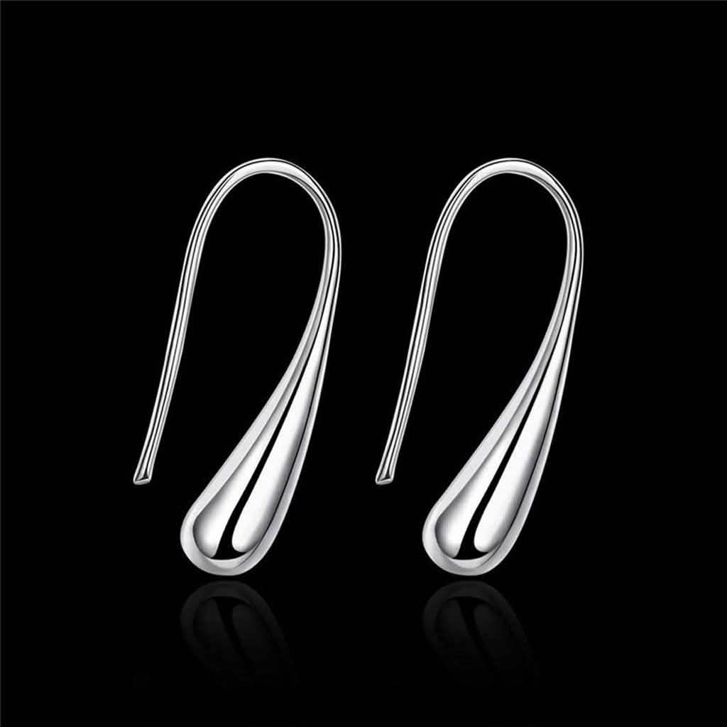 Sterling Silver Waterdrop Hook Earrings DailySale
