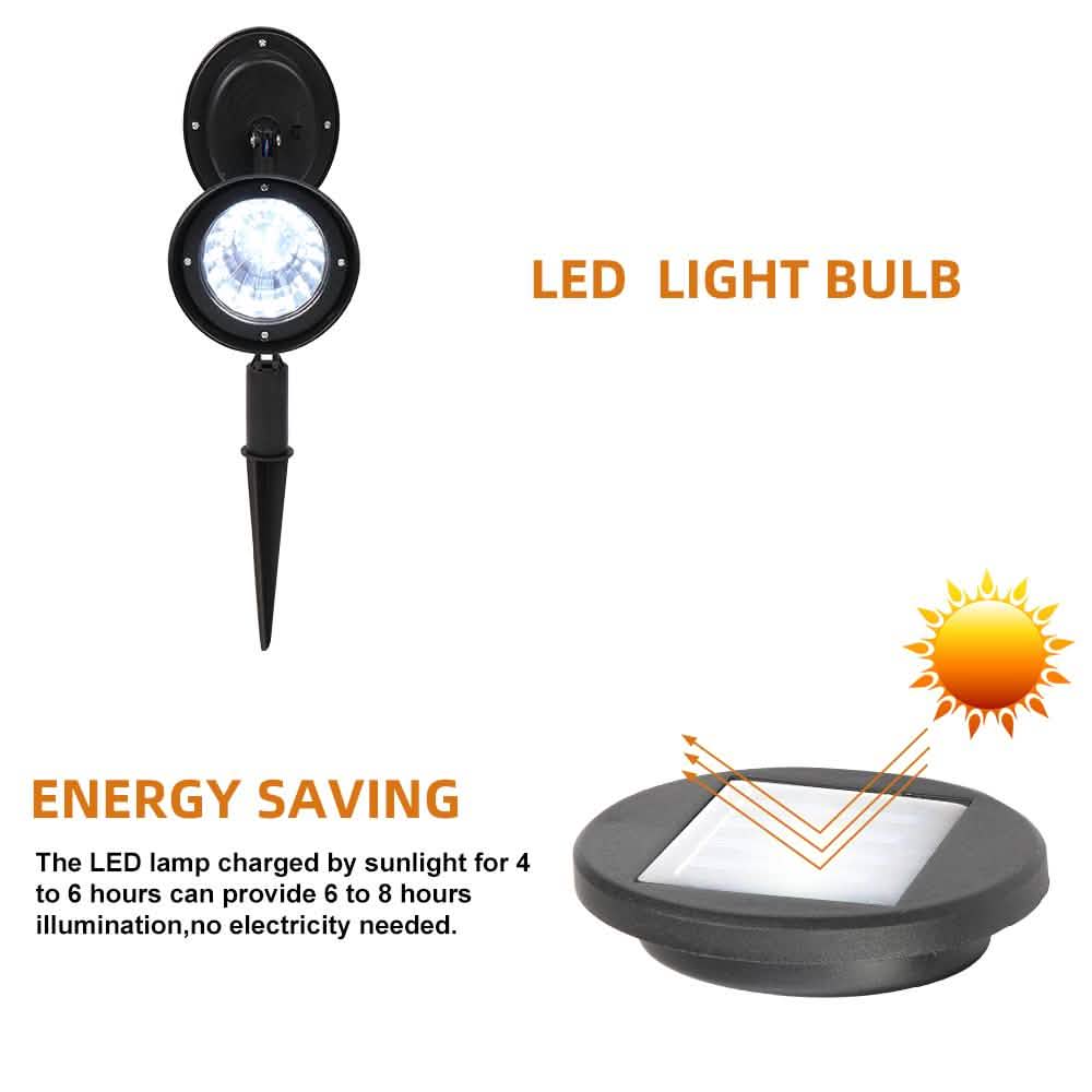 Stibadium Solar Landscape Spotlight LED Lighting DailySale