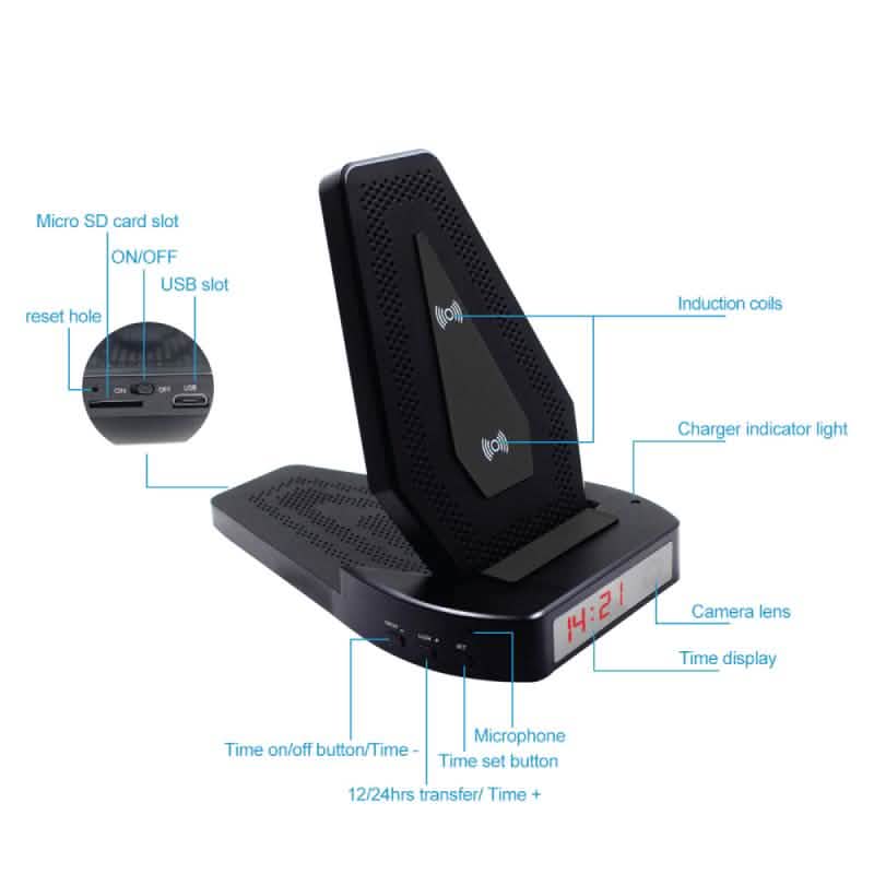 Streetwise Wireless Phone Charger Wi-Fi DVR DailySale