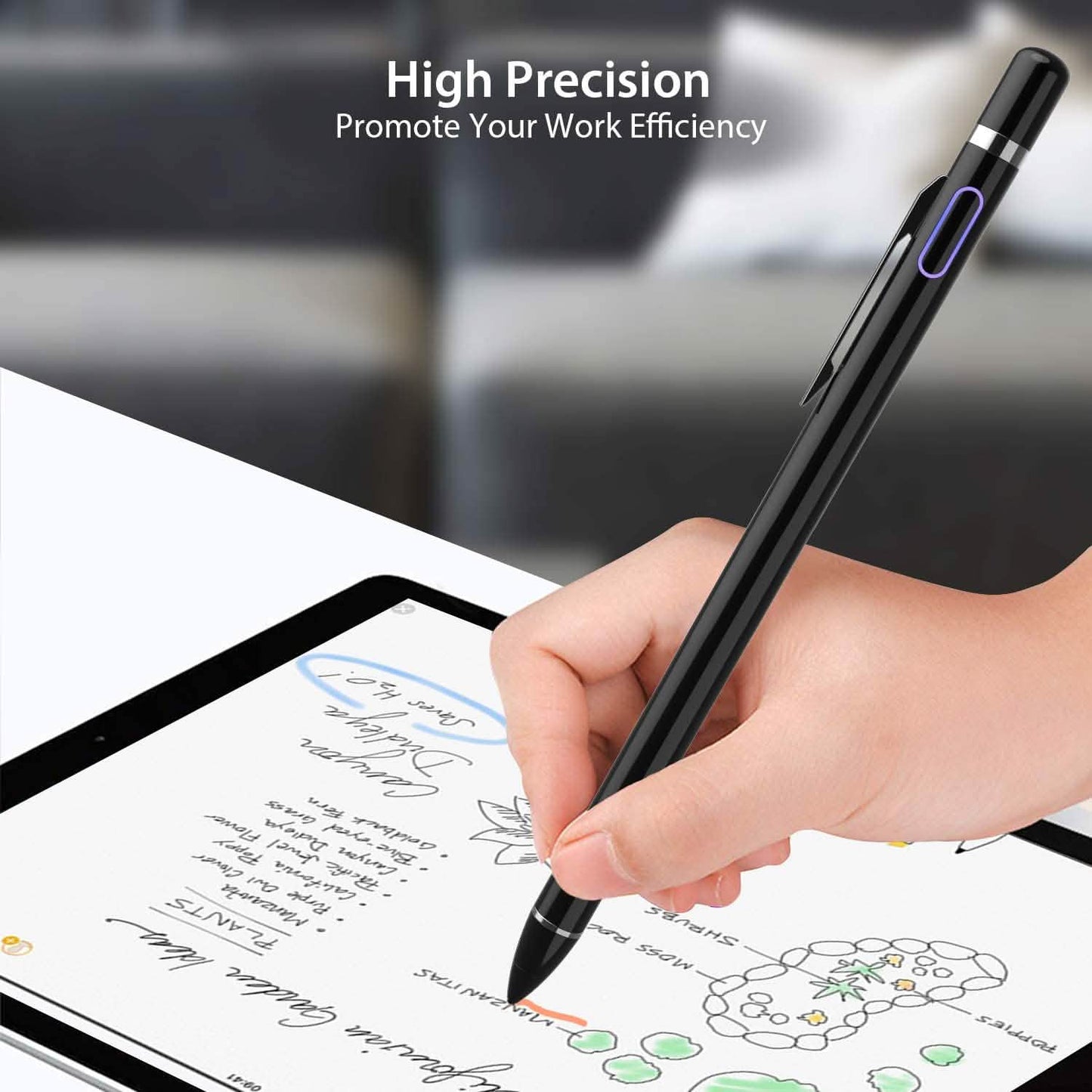 Stylus Pen for Touch Screens, Digital Pencil Active Pens Fine Point Stylist DailySale