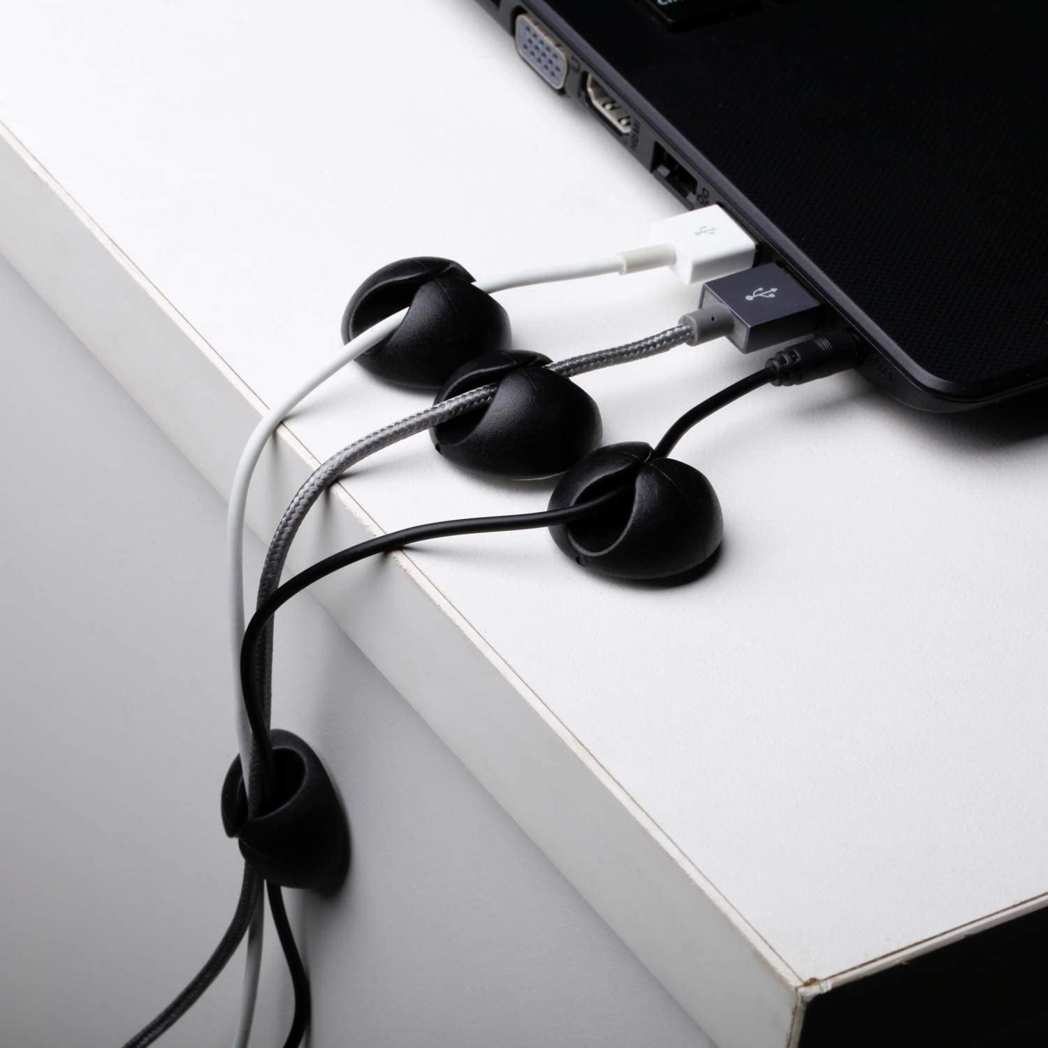 10-Pack: Ultimate Wire Holder and Cable Organizer DailySale