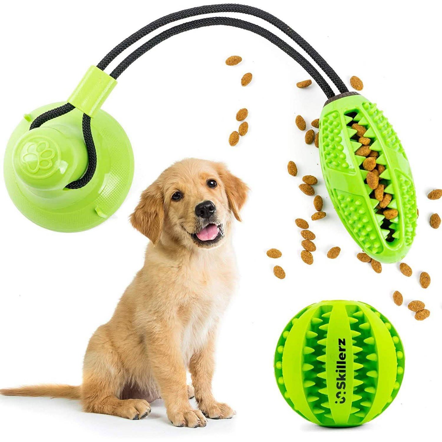 Suction Cup and Play IQ Toy Treat Ball DailySale