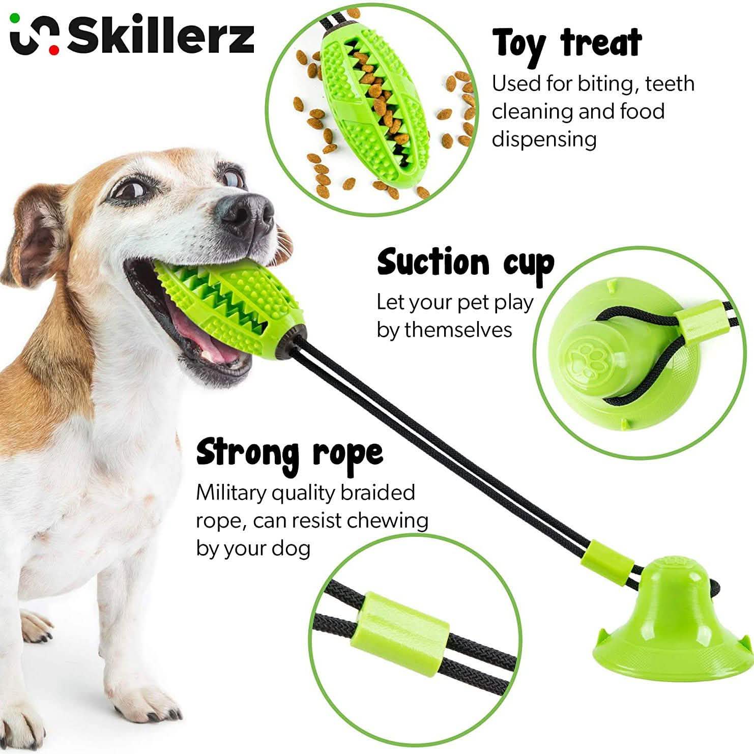 Suction Cup and Play IQ Toy Treat Ball DailySale