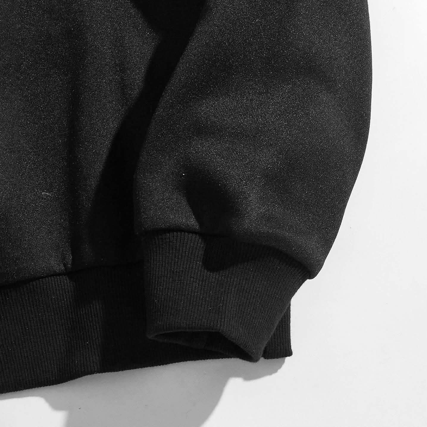 Sun and Letter Graphic Oversized Thermal Sweatshirt DailySale