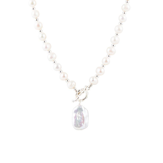 Sunday Best Pearl Toggle Necklace Barse Jewelry