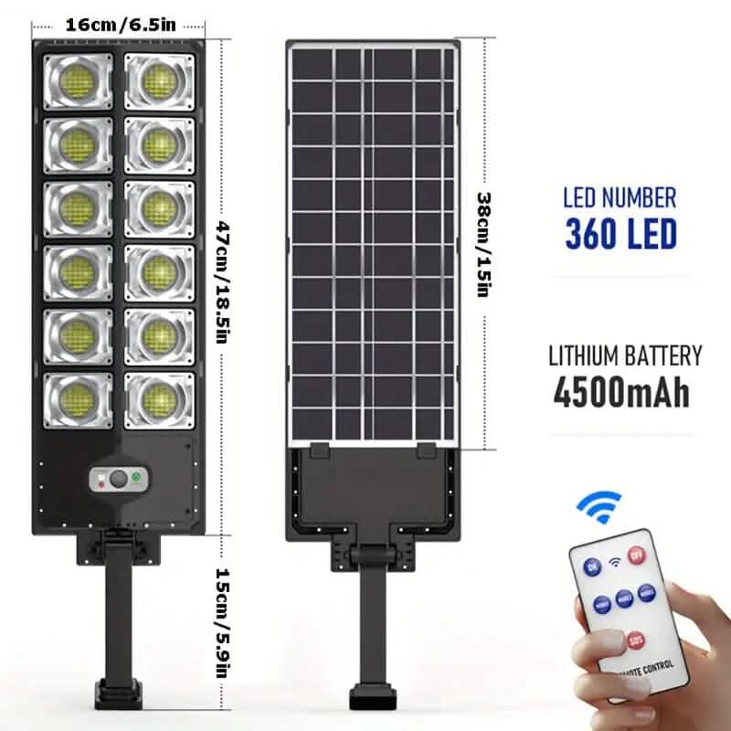 Super Bright 360 LED 3 Speed Double Row Solar Light DailySale