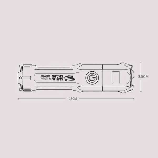 Super Bright ABS Strong Light Focusing Led Flashlight DailySale
