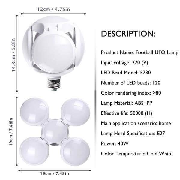 Super Bright Lighting 40W Football UFO Lamp DailySale