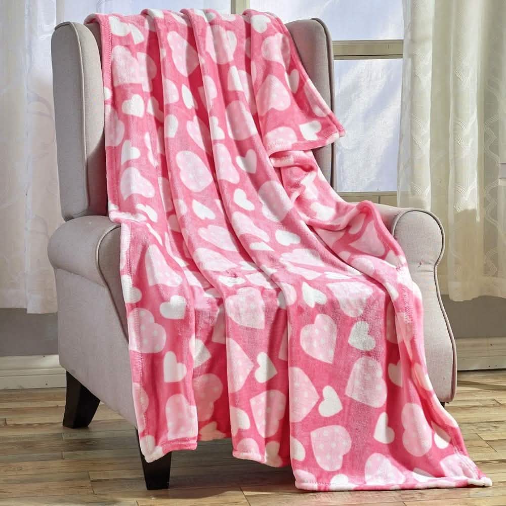 Super Soft Microplush Valentine Throw - Assorted Styles DailySale