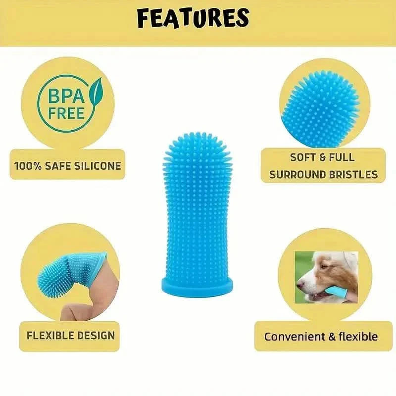 Super Soft Silicone Toothbrush for Dog or Cat's Teeth DailySale