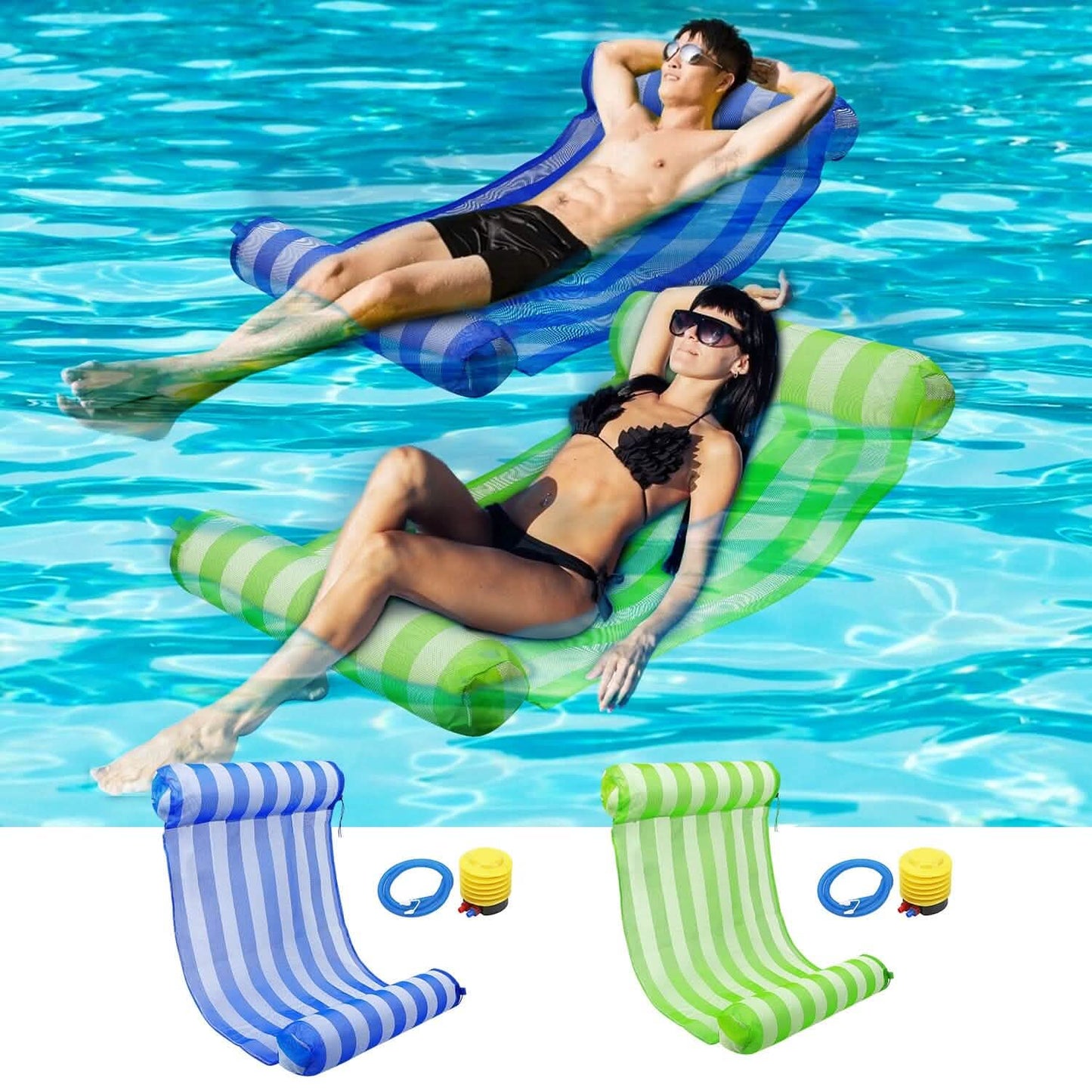 Swimming Pool Float Hammock Inflatable DailySale