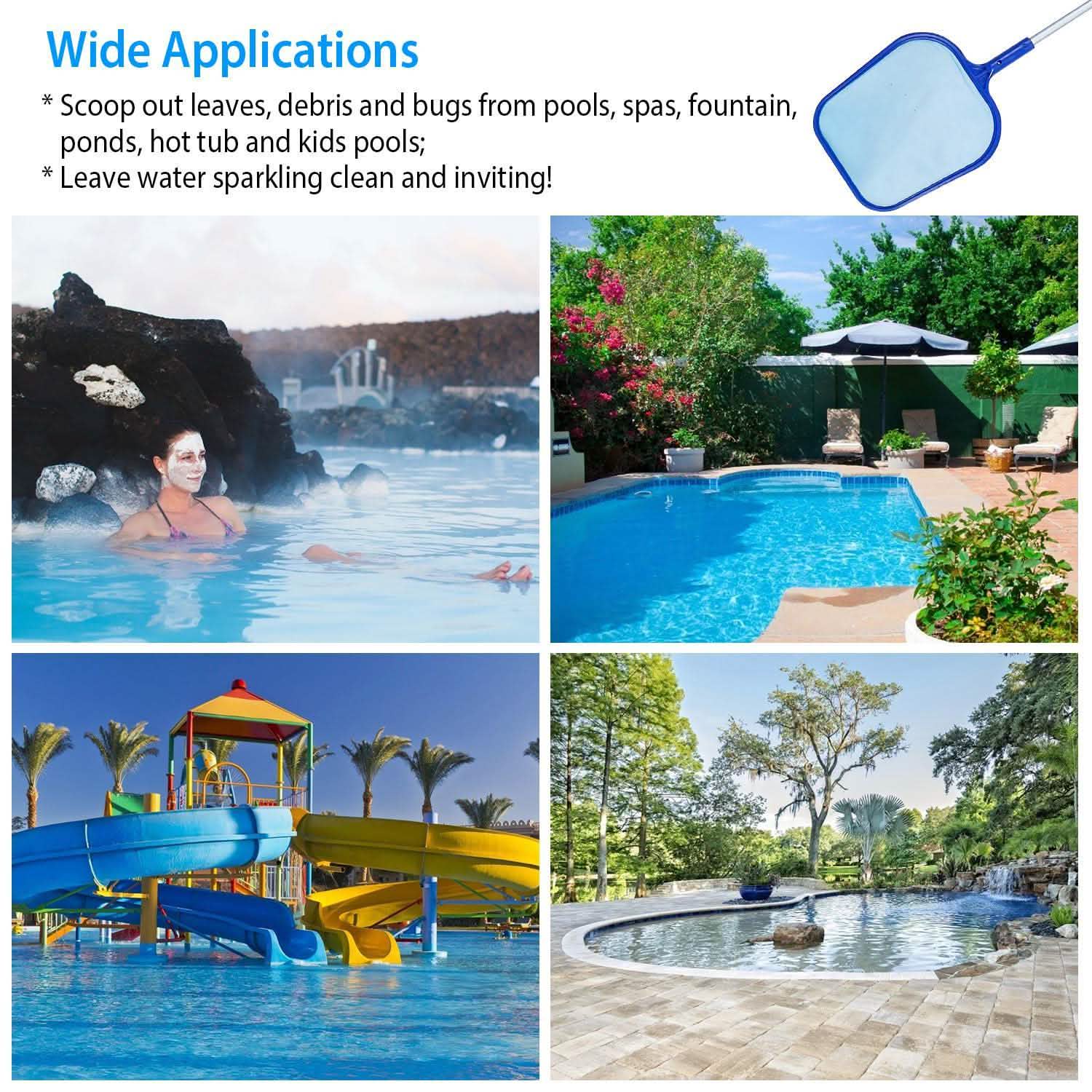 Swinging Pool Skimmer Cleaner Mesh Net DailySale