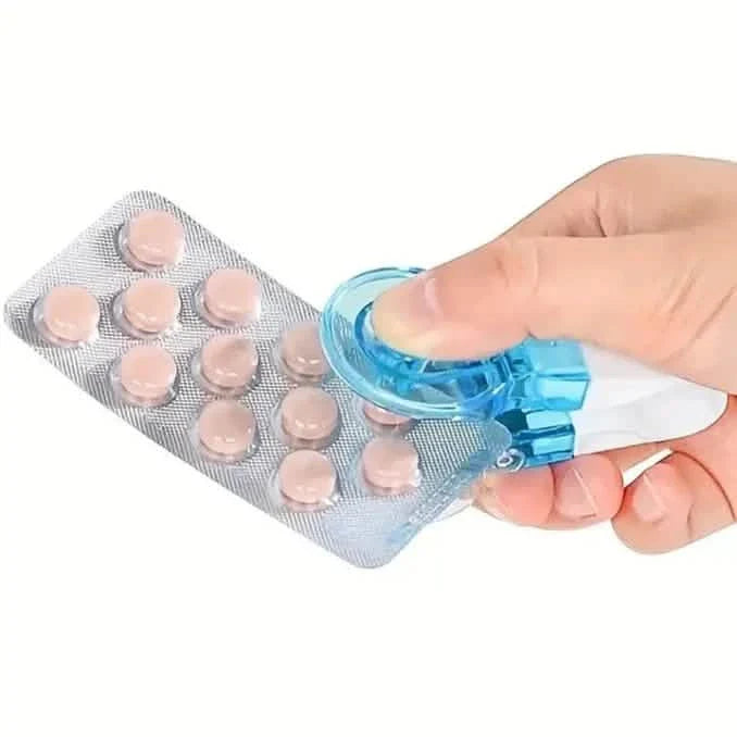Tablet Pills Blister Pack Opener Tool Dispenser DailySale