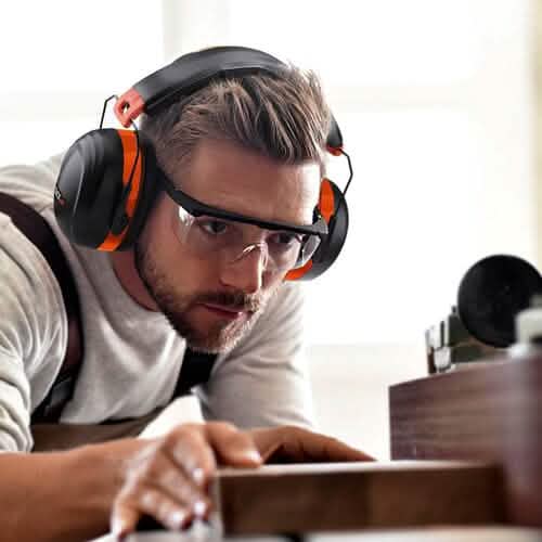 TACKLIFE Ear Muffs, SNR 34 dB Hearing Protection HNRE1 DailySale