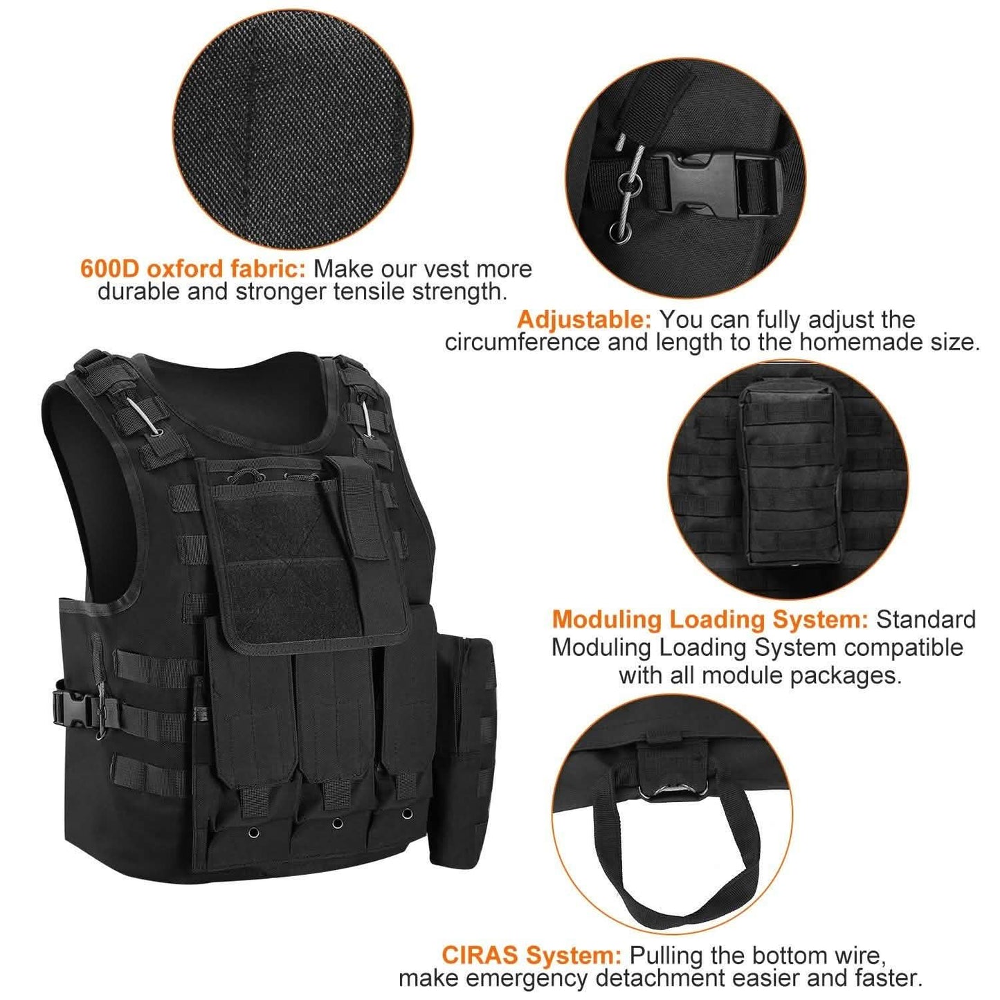 Tactical Military Vest DailySale