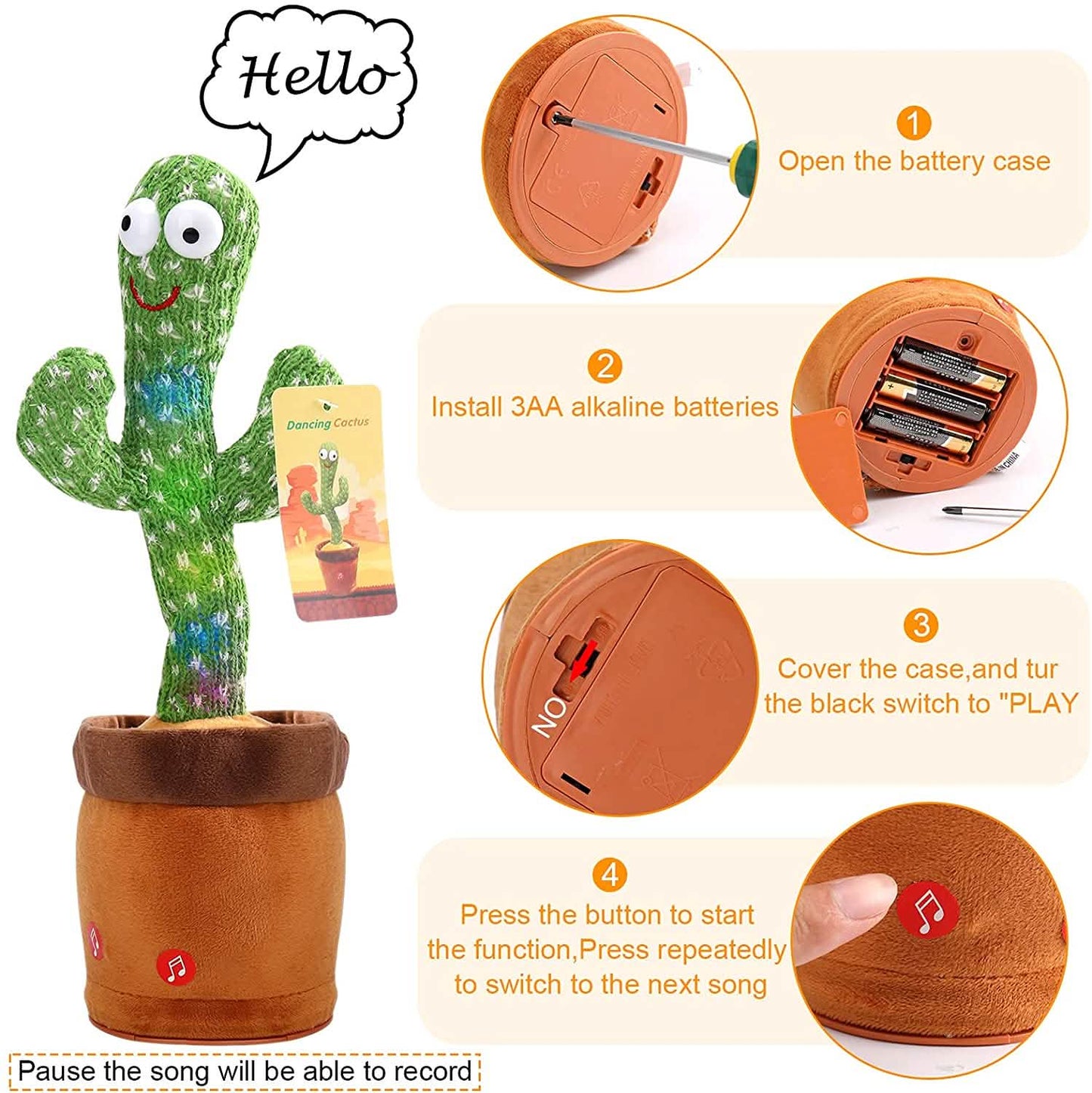 Talking Dancing Cactus DailySale