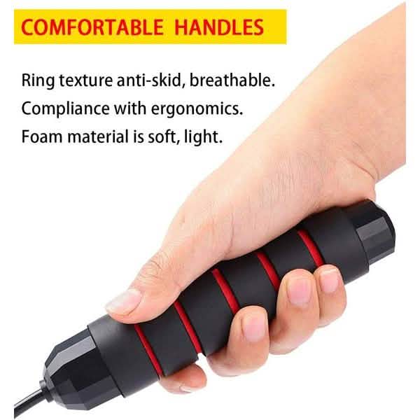 Tangle-Free Skipping Rope with Ball Bearings DailySale