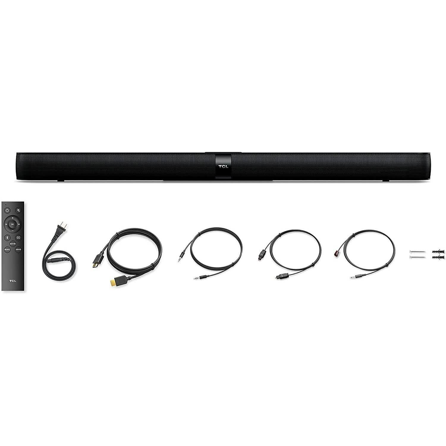 TCL TS7000 Alto 7 36 2.0 Channel Home Theater Sound Bar with Built-in Subwoofer (Refurbished) DailySale