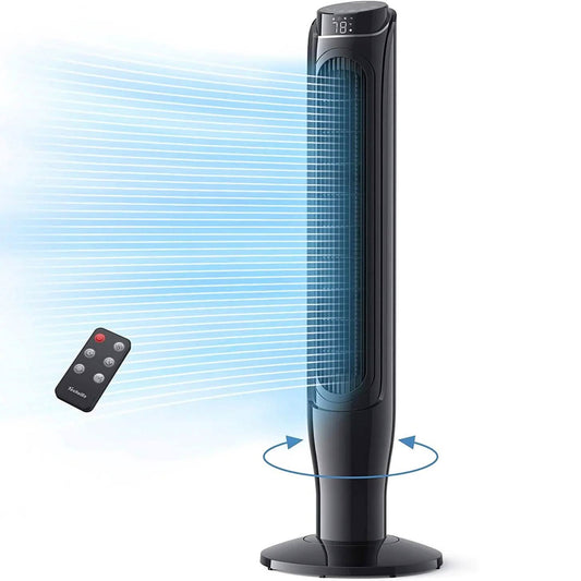 TECHVILLA 360° Oscillating Fan with Remote Control DailySale
