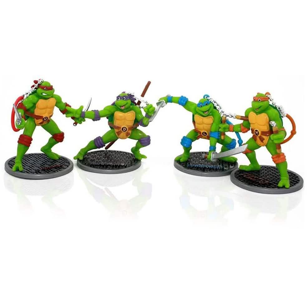 Teenage Mutant Ninja Turtles Action Figures 3-Inch Set of 4 DailySale
