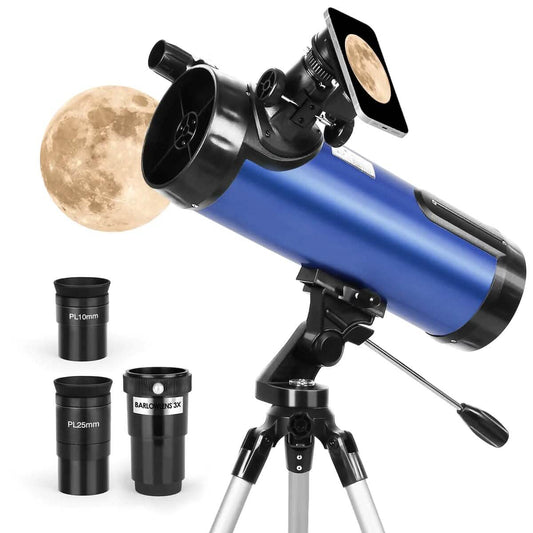 Telescope for Beginner 114mm Aperture 500mm AZ Mount Astronomical Reflector DailySale