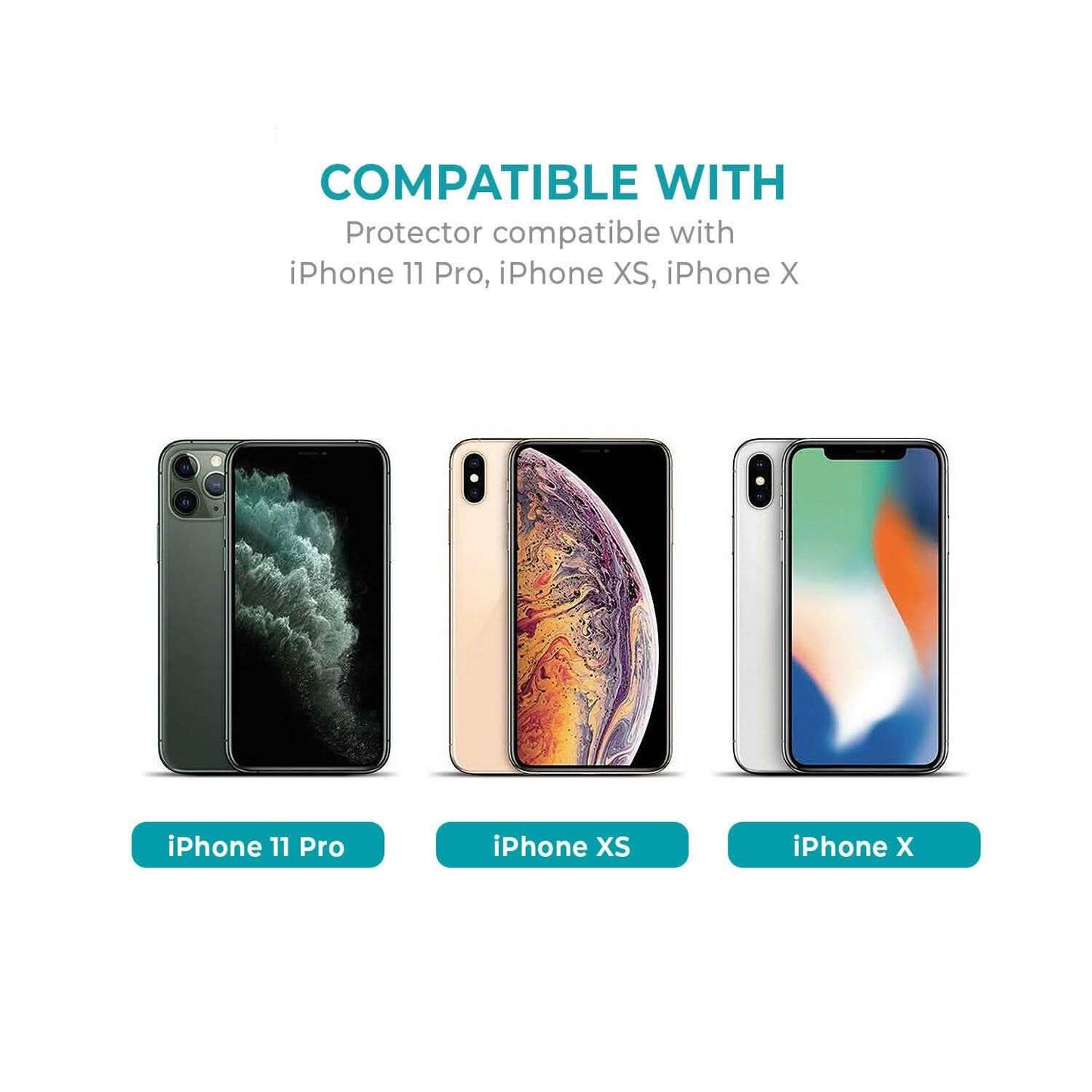 Tempered Glass for iPhone 11 Pro, XS and X DailySale
