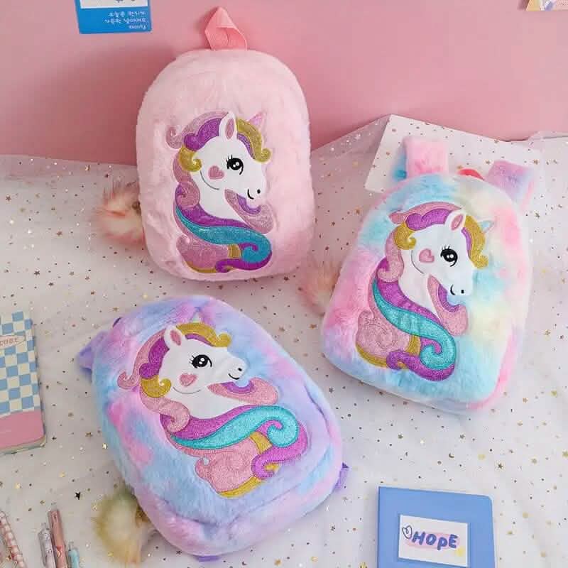 Tie-Dye Fabric Unicorn Shoulder Bag for Girls DailySale