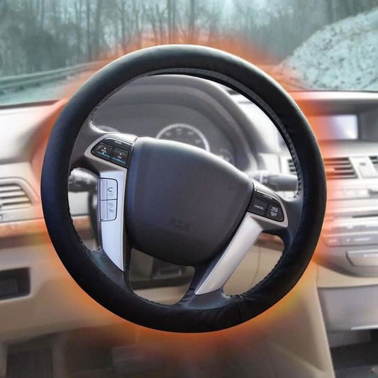 Tight Fit Heated Car Steering Wheel Cover DailySale