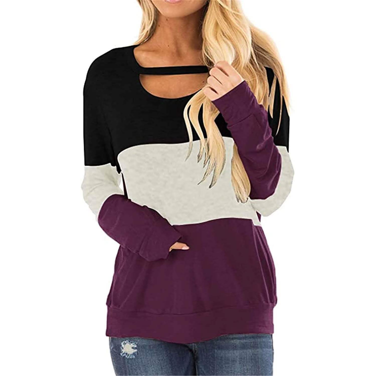 Topstype Women's Long Sleeve Tunics DailySale