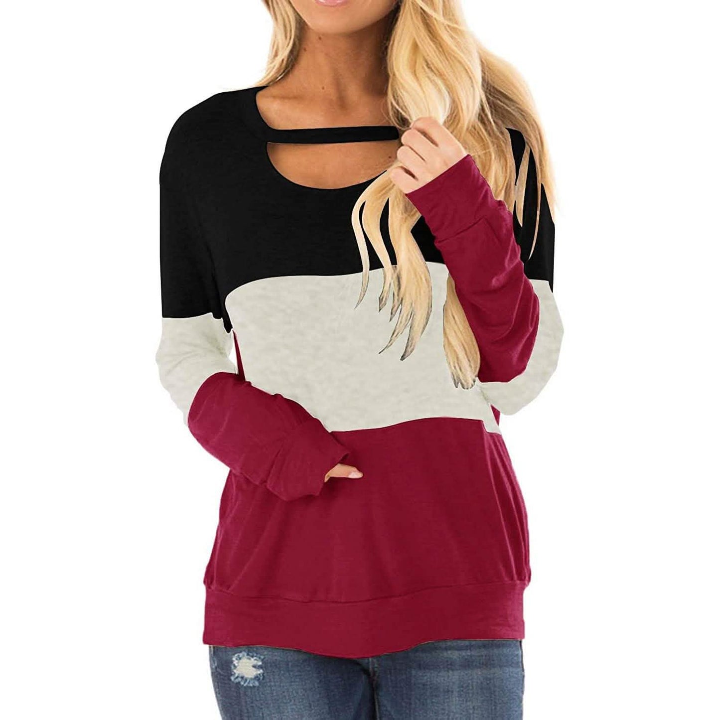 Topstype Women's Long Sleeve Tunics DailySale