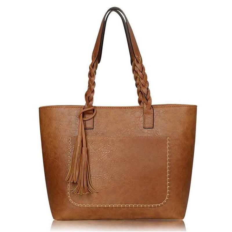 Tote Vintage Faux Women Leather Handbag DailySale