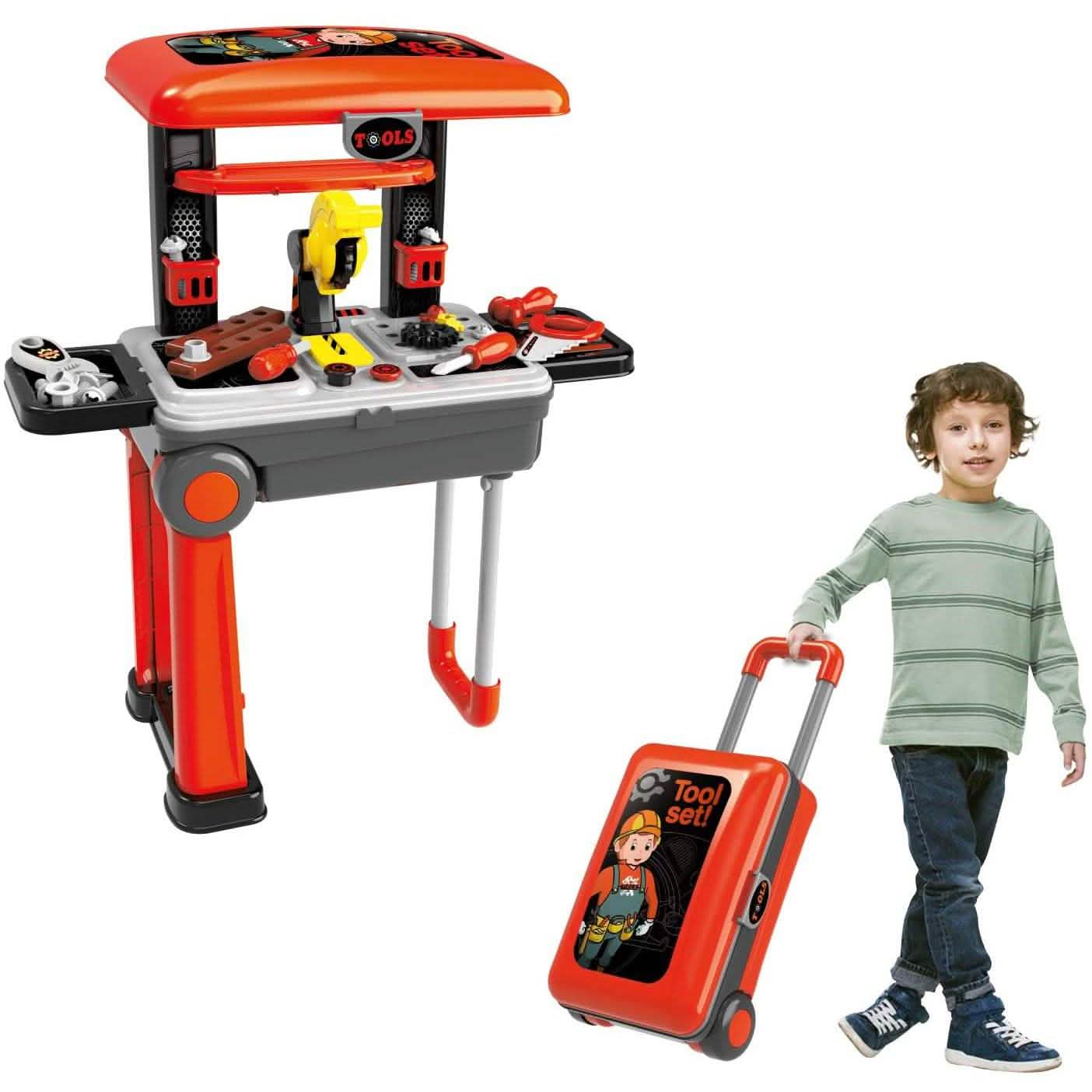Toy Chef 2-in-1 Pretend Play Travel Set For Kids DailySale