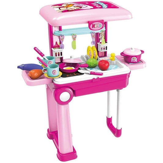 Toy Chef 2-in-1 Pretend Play Travel Set For Kids DailySale