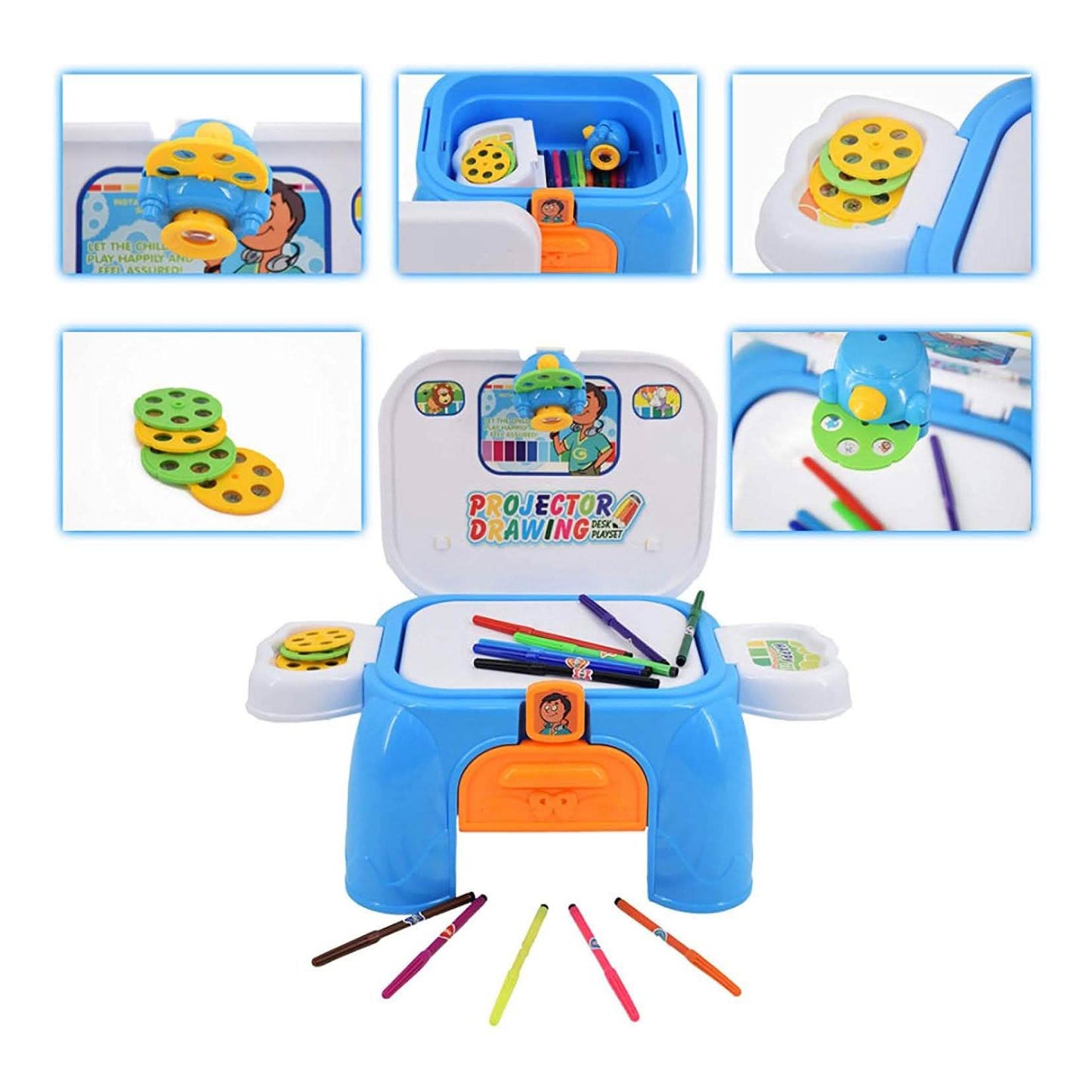 Toy Chef Kids Projector Magnetic Drawing Doodle Board for Toddlers DailySale